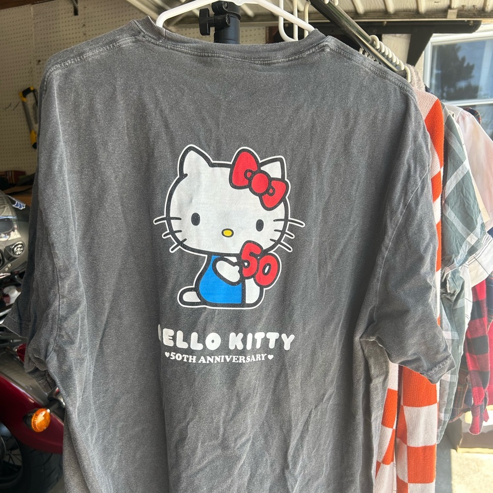 Hello Kitty 50th Anniversary Gray Tee